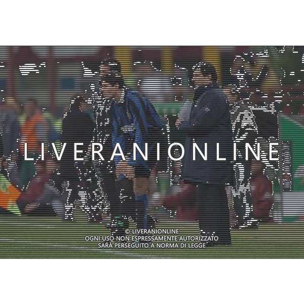 Milano 05/12/2003 Inter-Reggina 2:1 TIM Cup Coppa Italia nella foto cruz entra in campo ph marco luzzani/ag aldo liverani s.a.s.