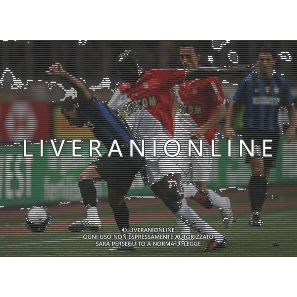Montecarlo (Monaco) 30-07-2009 Trofeo Pirelli 2009 Monaco-Inter 0:1 nella foto ricardo quaresma e djimi traore ph marco luzzani/ag aldo liverani s.a.s.