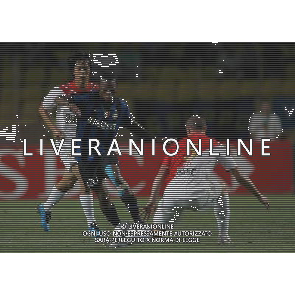 Montecarlo (Monaco) 30-07-2009 Trofeo Pirelli 2009 Monaco-Inter 0:1 nella foto joel obi e diego perez ph marco luzzani/ag aldo liverani s.a.s.