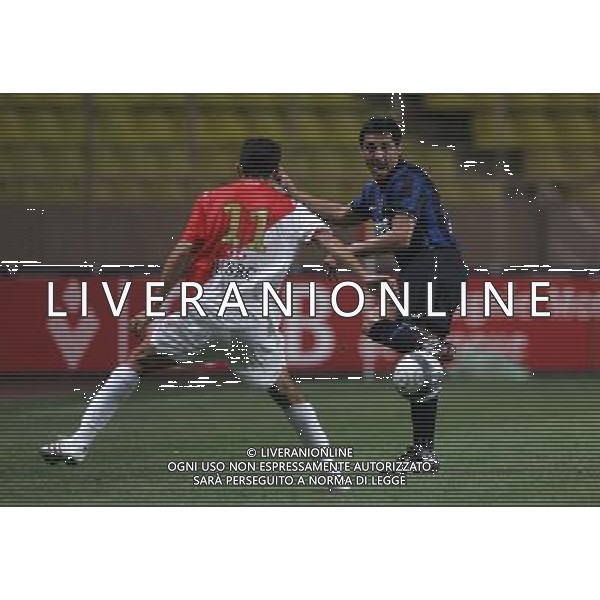 Montecarlo (Monaco) 30-07-2009 Trofeo Pirelli 2009 Monaco-Inter 0:1 nella foto nicolas burdisso e nene ph marco luzzani/ag aldo liverani s.a.s.