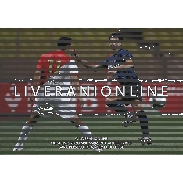 Montecarlo (Monaco) 30-07-2009 Trofeo Pirelli 2009 Monaco-Inter 0:1 nella foto nicolas burdisso e nene ph marco luzzani/ag aldo liverani s.a.s.