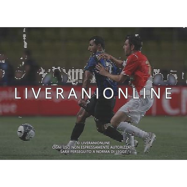 Montecarlo (Monaco) 30-07-2009 Trofeo Pirelli 2009 Monaco-Inter 0:1 nella foto ricardo quaresma e thomas mangani ph marco luzzani/ag aldo liverani s.a.s.