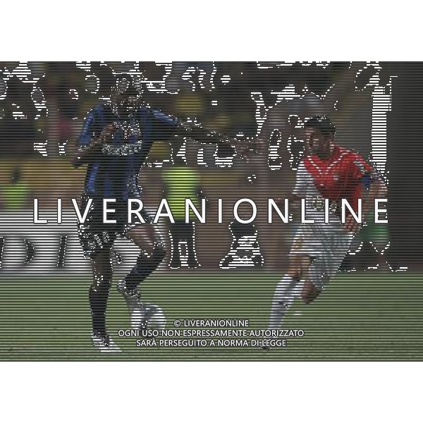 Montecarlo (Monaco) 30-07-2009 Trofeo Pirelli 2009 Monaco-Inter 0:1 nella foto patrick vieira e alejandro alonso ph marco luzzani/ag aldo liverani s.a.s.