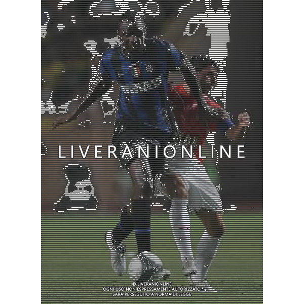 Montecarlo (Monaco) 30-07-2009 Trofeo Pirelli 2009 Monaco-Inter 0:1 nella foto patrick vieira e alejandro alonso ph marco luzzani/ag aldo liverani s.a.s.