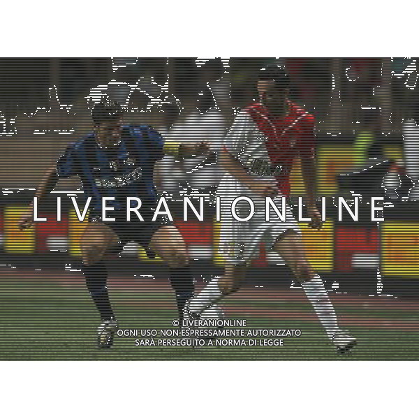 Montecarlo (Monaco) 30-07-2009 Trofeo Pirelli 2009 Monaco-Inter 0:1 nella foto javier zanetti e nene ph marco luzzani/ag aldo liverani s.a.s.