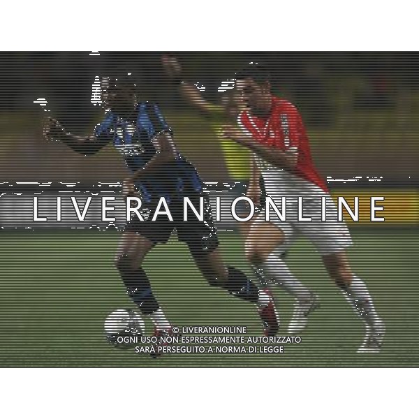 Montecarlo (Monaco) 30-07-2009 Trofeo Pirelli 2009 Monaco-Inter 0:1 nella foto samuel eto\'o e thomas mangani ph marco luzzani/ag aldo liverani s.a.s.