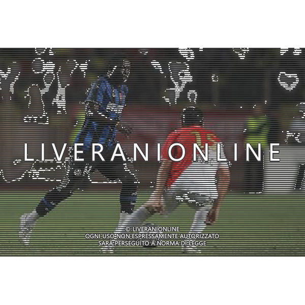 Montecarlo (Monaco) 30-07-2009 Trofeo Pirelli 2009 Monaco-Inter 0:1 nella foto sulley muntari e thomas mangani ph marco luzzani/ag aldo liverani s.a.s.