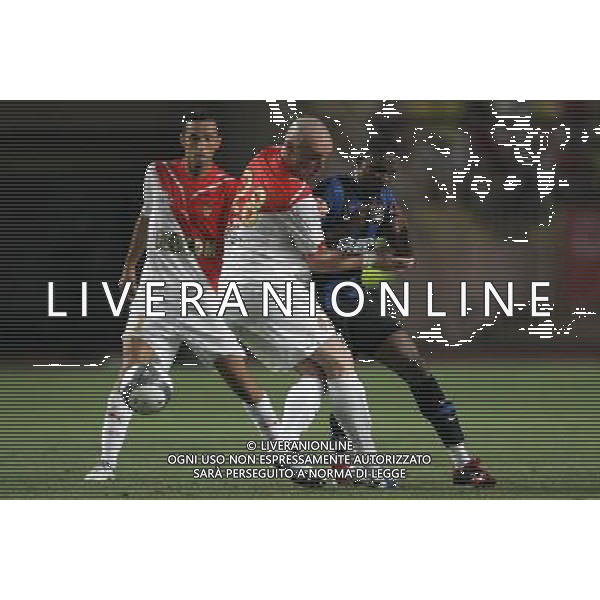 Montecarlo (Monaco) 30-07-2009 Trofeo Pirelli 2009 Monaco-Inter 0:1 nella foto samuel eto\'o e sebastien puygrenier ph marco luzzani/ag aldo liverani s.a.s.