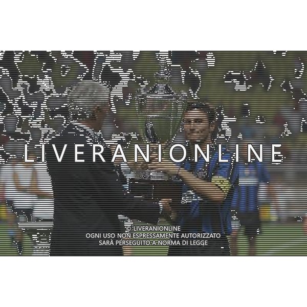 Montecarlo (Monaco) 30-07-2009 Trofeo Pirelli 2009 Monaco-Inter 0:1 nella foto marco tronchetti provera e javier zanetti ph marco luzzani/ag aldo liverani s.a.s.