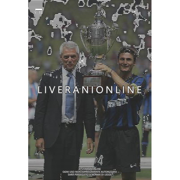 Montecarlo (Monaco) 30-07-2009 Trofeo Pirelli 2009 Monaco-Inter 0:1 nella foto marco tronchetti provera e javier zanetti ph marco luzzani/ag aldo liverani s.a.s.