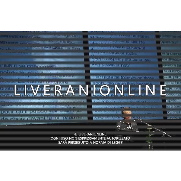 MILANO 30/6/2009 TEATRO DAL VERME VIA SAN GIOVANNI SUL MURO, 2 LA MILANESIANA: \'CANTORI DI STORIE INVISIBILI\' NELLA FOTO GAO XINGJIAN (REGISTA) FOTO ROMANO/AG ALDO LIVERANI
