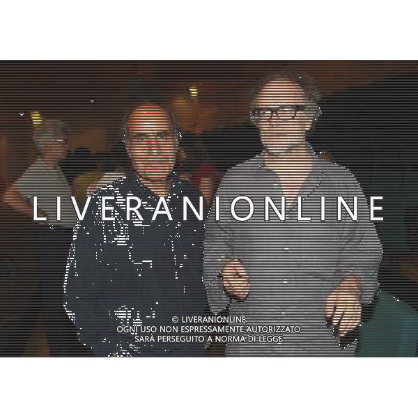 MILANO 30/6/2009 TEATRO DAL VERME VIA SAN GIOVANNI SUL MURO, 2 LA MILANESIANA: \'CANTORI DI STORIE INVISIBILI\' NELLA FOTO AMIR NADERI ED ENRICO GHEZZI FOTO ROMANO/AG ALDO LIVERANI