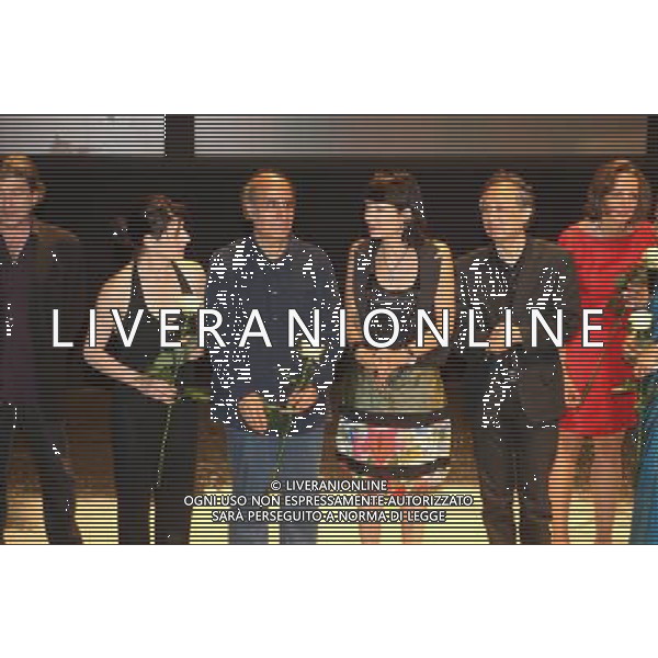 MILANO 30/6/2009 TEATRO DAL VERME VIA SAN GIOVANNI SUL MURO, 2 LA MILANESIANA: \'CANTORI DI STORIE INVISIBILI\' NELLA FOTO AMIR NADERI, ELISABETTA SGARBI, GAO XINGJIAN E PICO FLORIDI FOTO ROMANO/AG ALDO LIVERANI