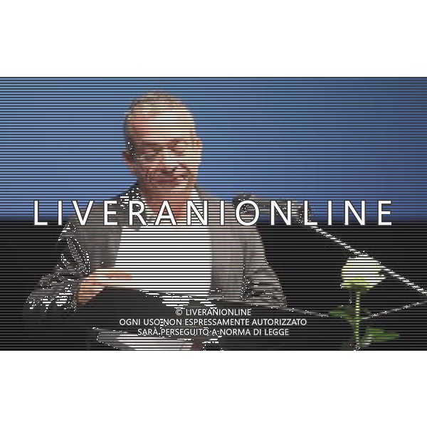 MILANO 30/6/2009 TEATRO DAL VERME VIA SAN GIOVANNI SUL MURO, 2 LA MILANESIANA: \'CANTORI DI STORIE INVISIBILI\' NELLA FOTO RABIH ALAMEDDINE (SCRITTORE) FOTO ROMANO/AG ALDO LIVERANI