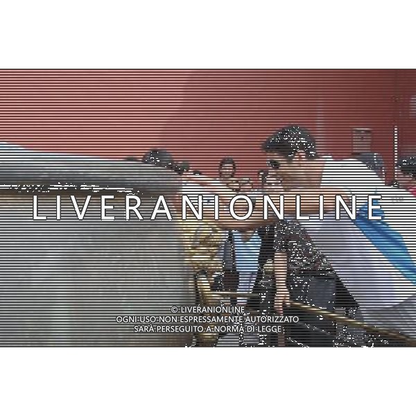 Lazio soccer player Julio Cruz visits the Forbidden City, also known as the Palace Museum, in Beijing, China on Monday, Aug. 3, 2009. Scudetto holders Inter and Coppa Italia winners Lazio will compete in the Italian Super Cup in Beijing on August 8.(Photo By Fa Zhi/ColorChinaPhoto) /Agenzia Aldo Liverani Sas - ITALY ONLY -