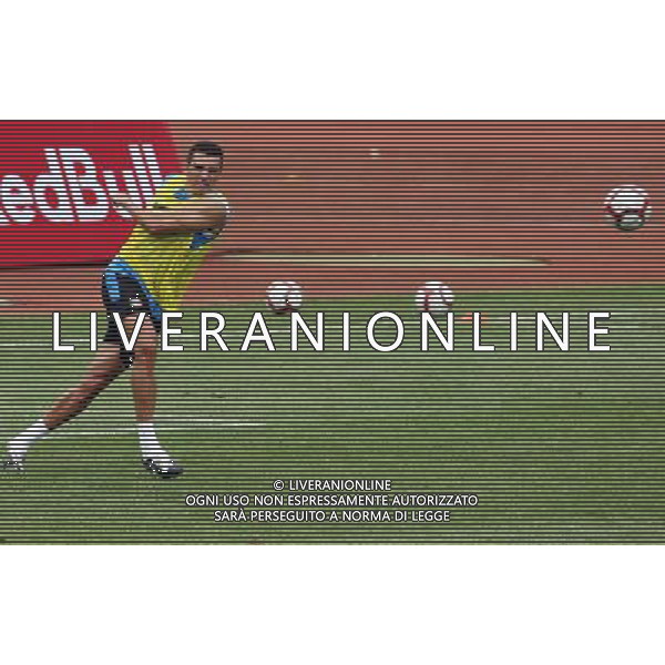 Allenamento dell\'Inter a Pechino per la Supercoppa Italiana 04/08/2009 Inter\'s Lucimar Lucio attends a training session for the upcoming Italian Super Cup in Beijing, China on Tuesday, Aug. 4, 2009. Scudetto holders Inter and Coppa Italia winners Lazio will compete in the Italian Super Cup in Beijing on August 8.(Photo By Qiu Feng/ColorChinaPhoto) /Agenzia Aldo Liverani Sas - ITALY ONLY -