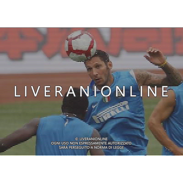 Allenamento dell\'Inter a Pechino per la Supercoppa Italiana 04/08/2009 Inter\'s Marco Materazzi attends a training session for the upcoming Italian Super Cup in Beijing, China on Tuesday, Aug. 4, 2009. Scudetto holders Inter and Coppa Italia winners Lazio will compete in the Italian Super Cup in Beijing on August 8.(Photo By Qiu Feng/ColorChinaPhoto) /Agenzia Aldo Liverani Sas - ITALY ONLY -