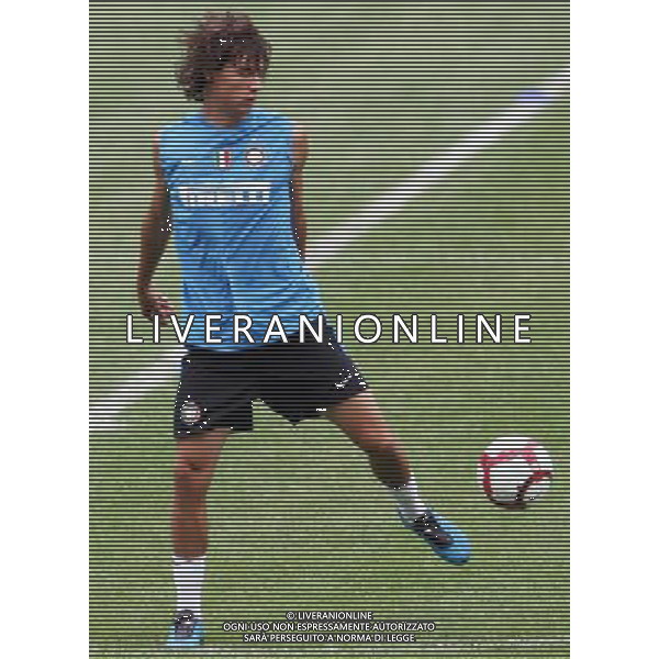 Allenamento dell\'Inter a Pechino per la Supercoppa Italiana 04/08/2009 Inter\'s Rene Krhin attends a training session for the upcoming Italian Super Cup in Beijing, China on Tuesday, Aug. 4, 2009. Scudetto holders Inter and Coppa Italia winners Lazio will compete in the Italian Super Cup in Beijing on August 8.(Photo By Qiu Feng/ColorChinaPhoto) /Agenzia Aldo Liverani Sas - ITALY ONLY -