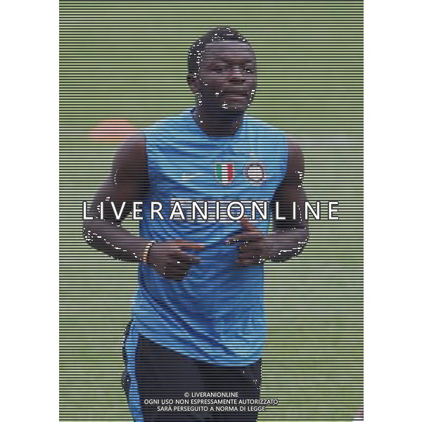 Allenamento dell\'Inter a Pechino per la Supercoppa Italiana 04/08/2009 Inter\'s Sulley Ali Muntari attends a training session for the upcoming Italian Super Cup in Beijing, China on Tuesday, Aug. 4, 2009. Scudetto holders Inter and Coppa Italia winners Lazio will compete in the Italian Super Cup in Beijing on August 8.(Photo By Qiu Feng/ColorChinaPhoto) /Agenzia Aldo Liverani Sas - ITALY ONLY -