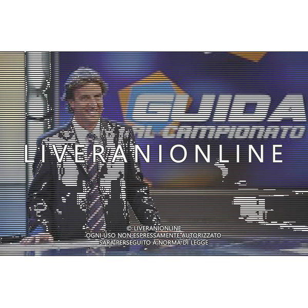 TRASMISSIONE TELEVISIVA\'GUIDA AL CAMPIONATO\' NELLA FOTO Mino Taveri AG ALDO LIVERANI
