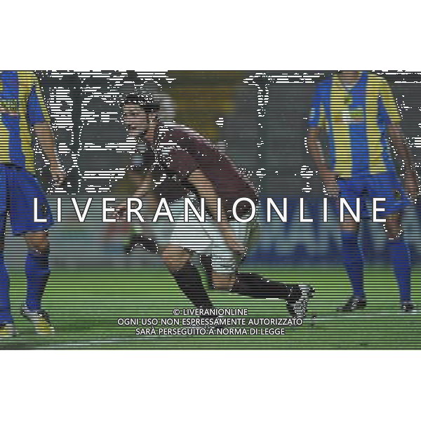Ivrea 9-08-20010 Sport-Calcio Coppa Italia 2009/10 Torino Figline Nella foto: l\'Esultanza gol di Bianchi rolando dopo il gol ph.©Alessandro Falzone/Press Photo/ag.aldo liverani sas 