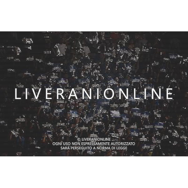 (090808) -- BEIJING, Aug. 8, 2009 -- Fans of Inter Milan wait for the start of the Italian Super Cup soccer match between Inter Milan and Lazio at the National Stadium in Beijing, capital of China, Aug. 8, 2009. Liao Yujie) (txy/) Inter - Lazio Supercoppa Italiana a Pechino 08/08/2009 - tifosi inter /Agenzia Aldo Liverani Sas - ITALY ONLY -