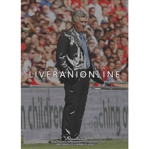  CHELSEA-MANCHESTER UNITED Community Shield 09/08/2009 NELLA FOTO Carlo Ancelotti , Manager of Chelsea during the Community Shield at Wembley between the Champions of England Manchester United and the winner of the FA Cup Chelsea as curtain raiser of the new 09/10 season on 08/08/2008 AG ALDO LIVERANI