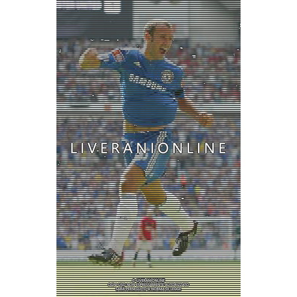  CHELSEA-MANCHESTER UNITED Community Shield 09/08/2009 NELLA FOTO Ricardo Carvalho of Chelsea celebrates the equalising goal 1-1, Chelsea v Man Utd, FA Community Shield, Wembley Stadium AG ALDO LIVERANI