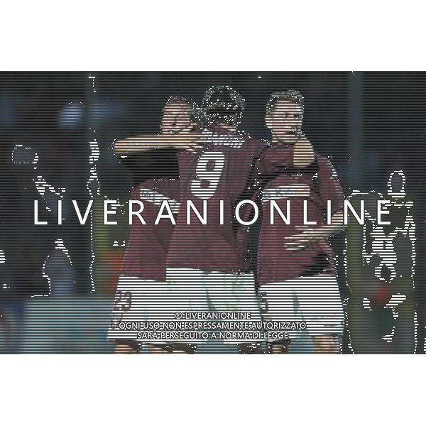 Ivrea 9-08-20010 Sport-Calcio Coppa Italia 2009/10 Torino Figline Nella foto: l\'Esultanza del Torino dopo il gol di Bianchi rolando ph. Alessandro Falzone/Press Photo/ag.aldo liverani sas