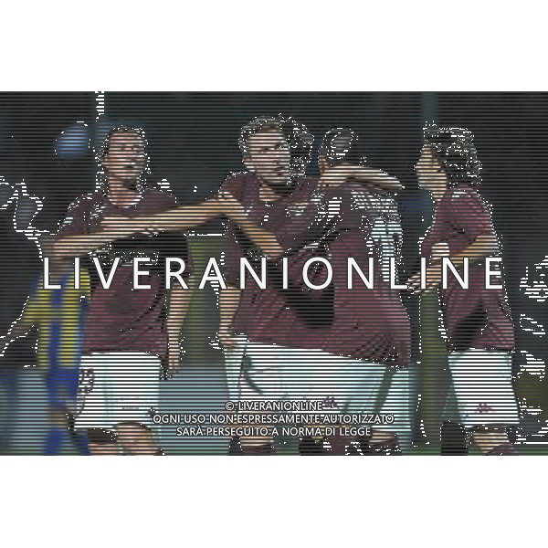 Ivrea 9-08-20010 Sport-Calcio Coppa Italia 2009/10 Torino Figline Nella foto: l\'Esultanza del Torino dopo il gol di Bianchi rolando ph. Alessandro Falzone/Press Photo/ag.aldo liverani sas