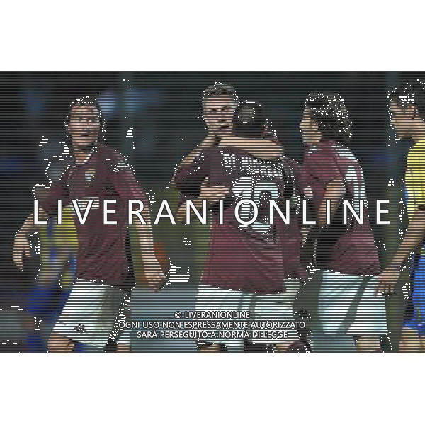 Ivrea 9-08-20010 Sport-Calcio Coppa Italia 2009/10 Torino Figline Nella foto: l\'Esultanza del Torino dopo il gol di Bianchi rolando ph. Alessandro Falzone/Press Photo/ag.aldo liverani sas