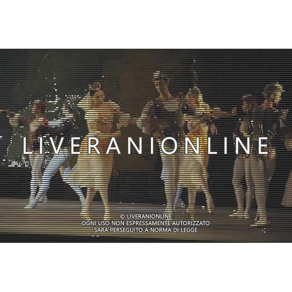The Mariinsky Ballet perform Swan Lake. Alina Somova has Odette/Odile, Denis Matvienko has Prince Siegfried, Andrei Ivanov has The Jester and Elena Bazhenova has The Princess Regent. Royal Opera House, Covent Garden, London. Friday August 07, 2009. Balletto \'Il Lago dei Cigni\' /Agenzia Aldo Liverani Sas - ITALY ONLY -