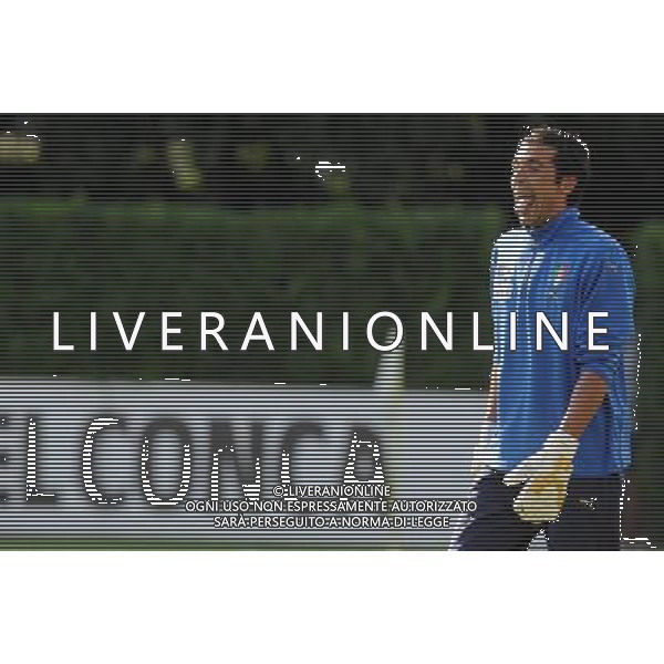 Raduno Nazionale Italiana a Coverciano Coverciano(FI) - 10.08.2009 Allenamento Nella Foto:BUFFON GIANLUIGI /Ph.Vitez-Ag. Aldo Liverani