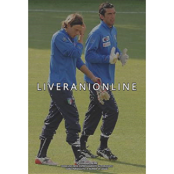 Raduno Nazionale Italiana a Coverciano Coverciano(FI) - 10.08.2009 Allenamento Nella Foto:federico MARCHETTI-BUFFON gianluigi /Ph.Vitez-Ag. Aldo Liverani