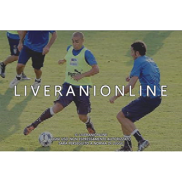 Raduno Nazionale Italiana a Coverciano Coverciano(FI) - 10.08.2009 Allenamento Nella Foto:fabio CANNAVARO e fabio Grosso /Ph.Vitez-Ag. Aldo Liverani