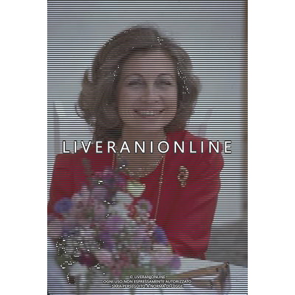 La Regina Sofia di Grecia moglie di Re Juan Carlos di Spagna ©archivio Giovanni Liverani/Agenzia Aldo Liverani Sas retrospettiva