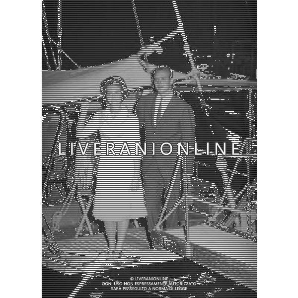 La Principessa Sofia di Grecia con il marito il Principe Juan Carlos di Spagna ©archivio Giovanni Liverani/Agenzia Aldo Liverani Sas retrospettiva