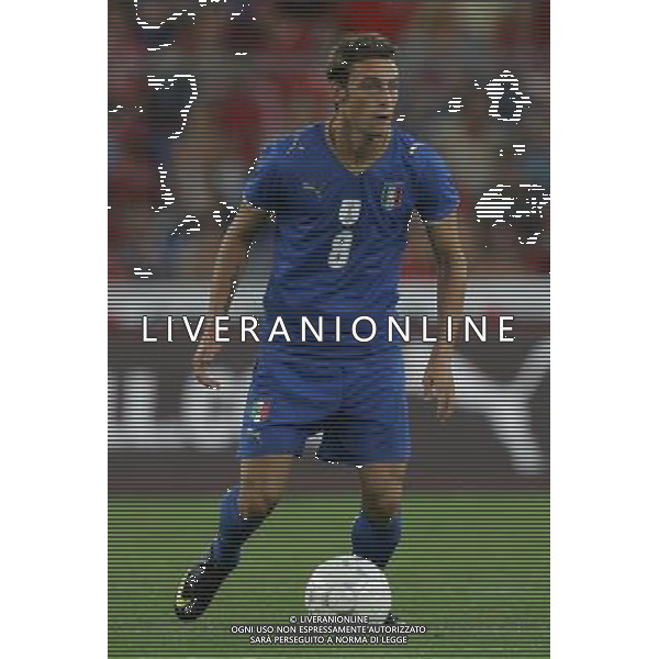 Svizzera - Italia partita amichevole della Nazionale Italiana a Basilea 12/08/2009 nella foto claudio marchisio ©Luzzani/Agenzia Aldo Liverani Sas