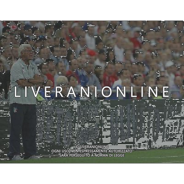 Svizzera - Italia partita amichevole della Nazionale Italiana a Basilea 12/08/2009 nella foto marcello lippi ©Luzzani/Agenzia Aldo Liverani Sas