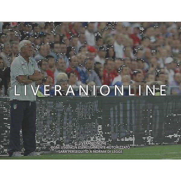 Basilea (CH) 12-08-2009 Amichevole Nazionale Italiana Calcio Svizzera-Italia 0:0 nella foto marcello lippi ph Marco Luzzani/ag. Aldo Liverani s.a.s.