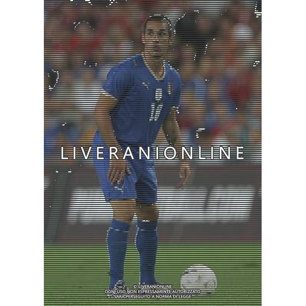 Basilea (CH) 12-08-2009 Amichevole Nazionale Italiana Calcio Svizzera-Italia 0:0 nella foto gaetano d\'agostino ph Marco Luzzani/ag. Aldo Liverani s.a.s.