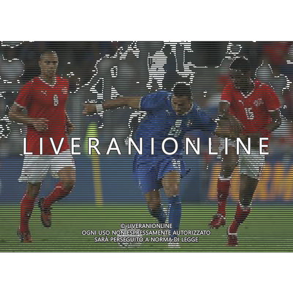 Basilea (CH) 12-08-2009 Amichevole Nazionale Italiana Calcio Svizzera-Italia 0:0 nella foto fabio quagliarella e gelson fernandes ph Marco Luzzani/ag. Aldo Liverani s.a.s.