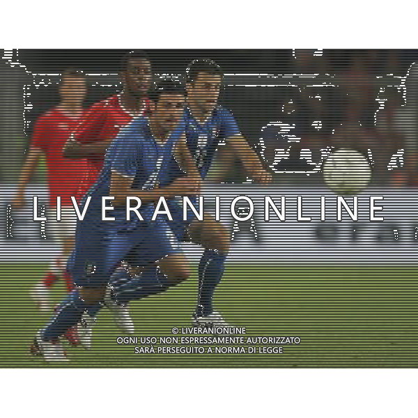 Basilea (CH) 12-08-2009 Amichevole Nazionale Italiana Calcio Svizzera-Italia 0:0 nella foto vincenzo iaquinta e giuseppe rossi ph Marco Luzzani/ag. Aldo Liverani s.a.s.