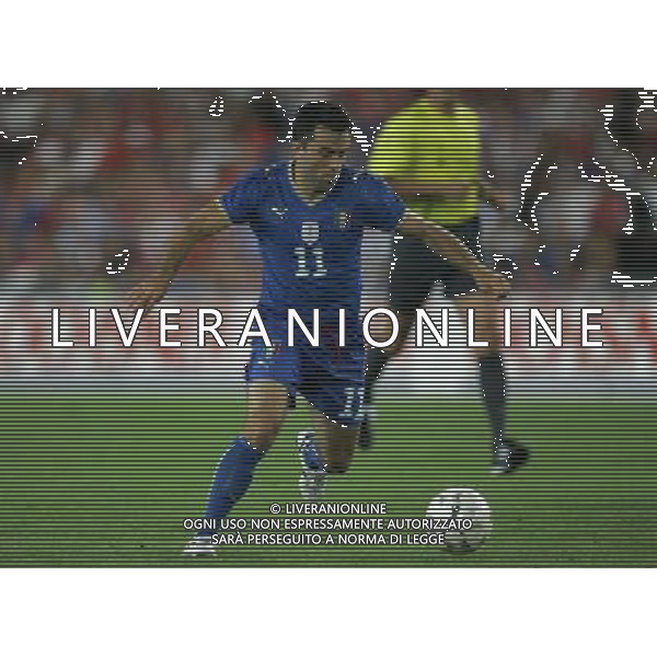 Basilea (CH) 12-08-2009 Amichevole Nazionale Italiana Calcio Svizzera-Italia 0:0 nella foto giuseppe rossi ph Marco Luzzani/ag. Aldo Liverani s.a.s.