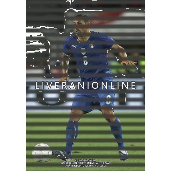 Basilea (CH) 12-08-2009 Amichevole Nazionale Italiana Calcio Svizzera-Italia 0:0 nella foto angelo palombo ph Marco Luzzani/ag. Aldo Liverani s.a.s.