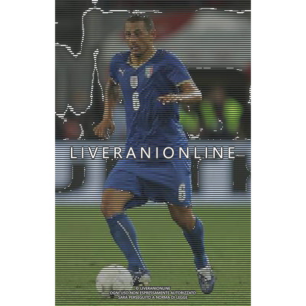 Basilea (CH) 12-08-2009 Amichevole Nazionale Italiana Calcio Svizzera-Italia 0:0 nella foto angelo palombo ph Marco Luzzani/ag. Aldo Liverani s.a.s.