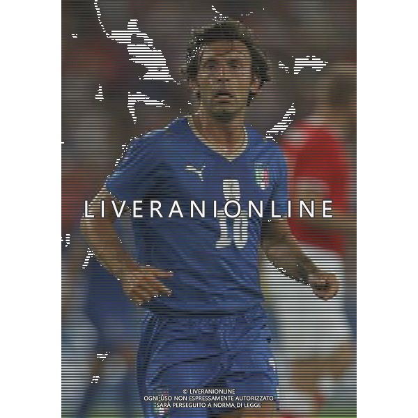 Basilea (CH) 12-08-2009 Amichevole Nazionale Italiana Calcio Svizzera-Italia 0:0 nella foto andrea pirlo ph Marco Luzzani/ag. Aldo Liverani s.a.s.