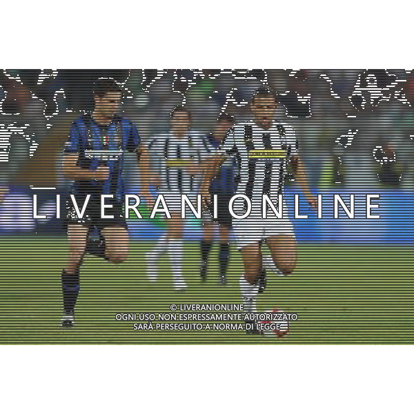 Inter - Juventus Trofeo TIM 2009 Pescara - 14.08.2009 Inter-Milan-Juventus Nella Foto: FELIPE MELO-THIAGO MOTTA /Ph.Vitez-Ag. Aldo Liverani