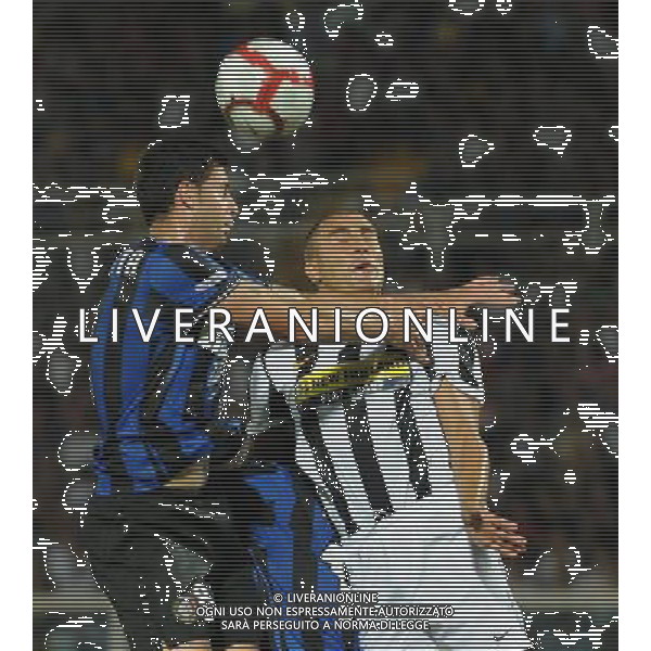 Inter - Juventus Trofeo TIM 2009 Pescara - 14.08.2009 Inter-Milan-Juventus Nella Foto: THIAGO MOTTA-CANNAVARO FABIO /Ph.Vitez-Ag. Aldo Liverani