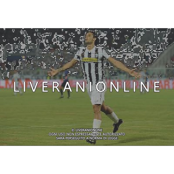 Inter - Juventus Trofeo TIM 2009 Pescara - 14.08.2009 Inter-Milan-Juventus Nella Foto: ESULTANZA DOPO IL GOL DI AMAURI DEL 1-1 /Ph.Vitez-Ag. Aldo Liverani